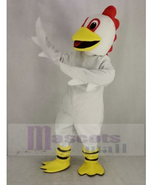 White Chicken Mascot Costume Animal