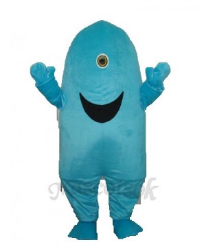 One-eyed Shark Mascot Adult Costume