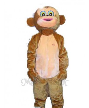 Happy Monkey Mascot Adult Costume