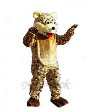 Lucky  Tiger Mascot Adult Costume