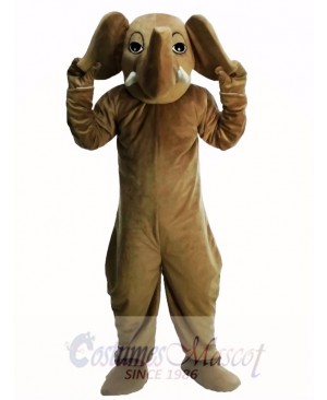 Brown Elephant Masot Costume  