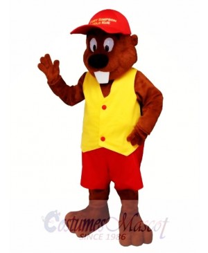 Beaver Mascot Costume  