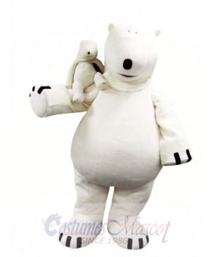 Cute Polar Bear Mascot Costume