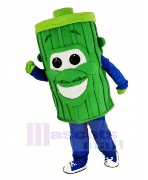 Green Garbage Trash Can Mascot Costume