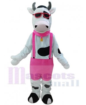 Mootown Moo Cow mascot costume