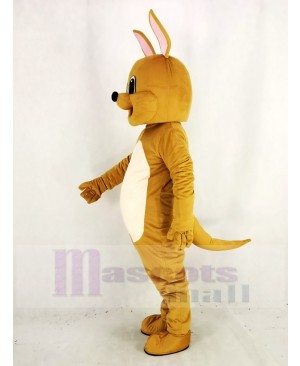 Cute Brown Kangaroo Mascot Costume Animal