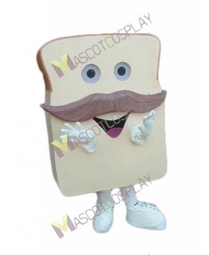 High Quality Adult Custom Made Yummy Slice Bread Mascot Costume