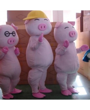 Mcdull Pig Mascot Costume Custom Fancy Costume