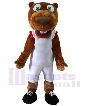 Beaver mascot costume