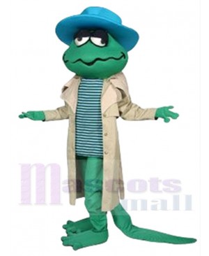 Chet Gecko mascot costume