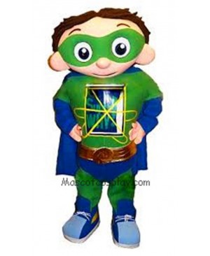 Hot Sale Adorable Realistic New Popular Professional Super Why Super Hero Mascot Costume Character for Party