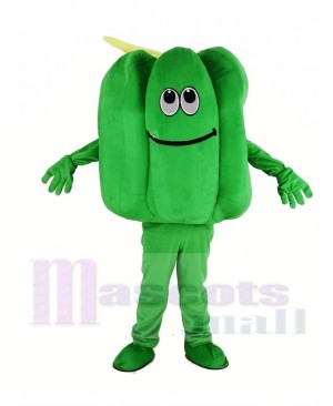 Green Pepper Mascot Costume