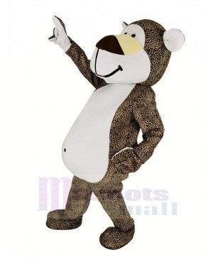 Chubby Leopard Mascot Costume Animal