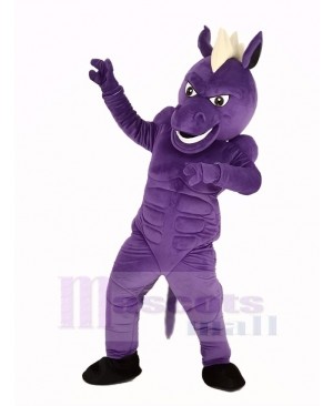 Purple Mustang Horse Mascot Costume Animal