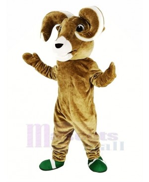 Sport Brown Ram Mascot Costume