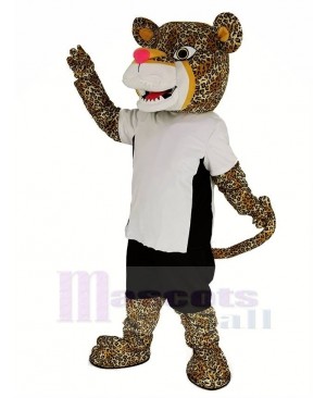 Power Jaguar with T-shirt Mascot Costume Animal