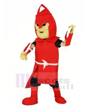 Red Titan Spartan Mascot Costume Adult	