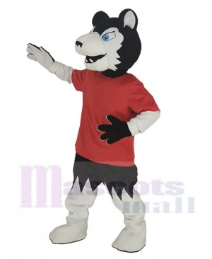 Wolf mascot costume