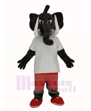 Power Grey Elephant Mascot Costume Animal