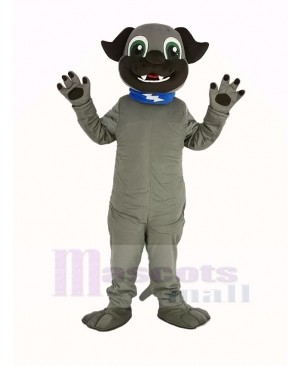 Gray Puppy Dog Mascot Costume