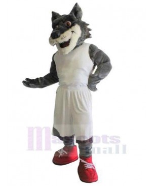 Wolf mascot costume