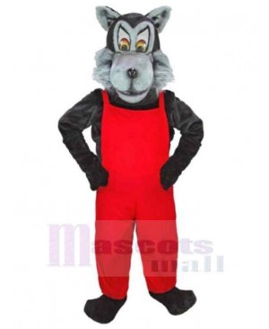 Wolf mascot costume