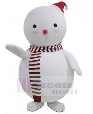 Snowman mascot costume