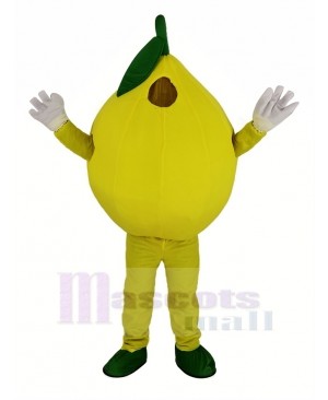 Yellow Lemon Mascot Costume