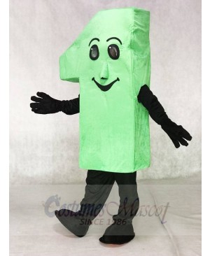 Numbers One Mascot Costumes Figure Digit