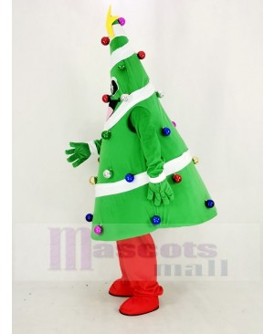 Christmas Xmas Tree Mascot Costume Cartoon