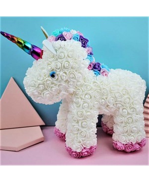 White Rose Unicorn Flower Unicorn Best Gift for Mother's Day, Valentine's Day, Anniversary, Weddings and Birthday