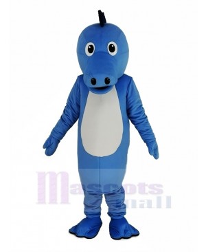 Blue Henry Seahorse Mascot Costume Animal