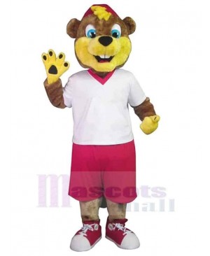 Beaver mascot costume