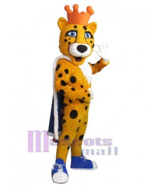 Cheetah mascot costume