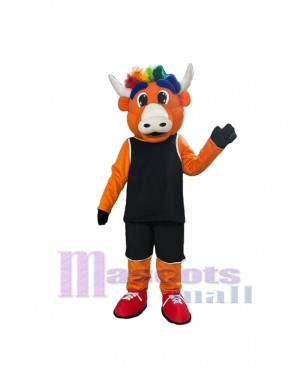 Bull mascot costume