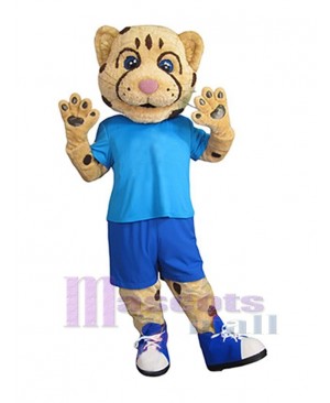 Cheetah mascot costume