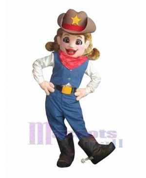 Cowgirl mascot costume