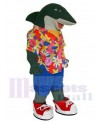 Shark mascot costume