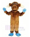 Funny Brown Moose Mascot Costume