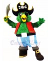 Green Pirate Parrot Mascot Costumes Bird