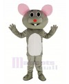 Gray Mouse with Red Nose Mascot Costume