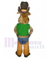 Cowboy Ox Cattle mascot costume