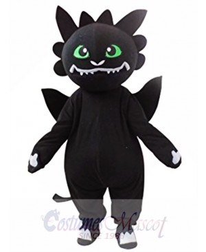 Black Dragon Mascot Costume