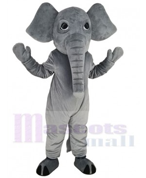 Mighty Grey Elephant Mascot Costume Animal