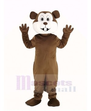 Brown Gopher Mascot Costume Animal