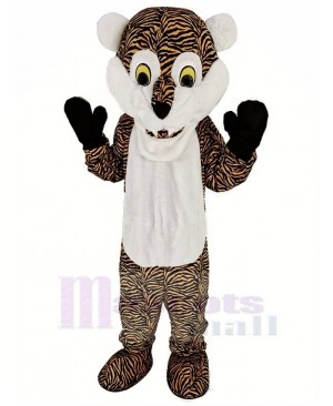 White Beard Tiger Mascot Costume Animal