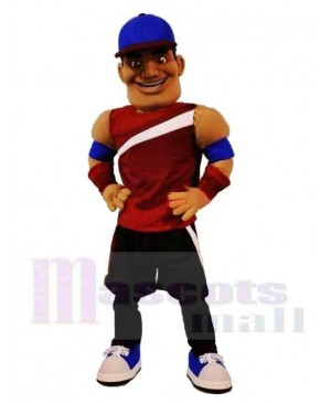 Sporty Man Mascot Costume 