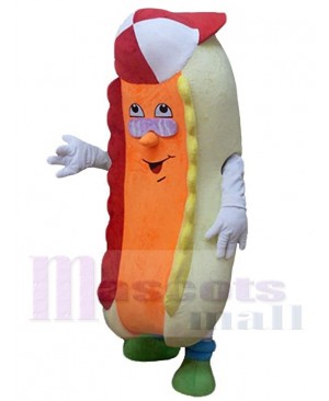 Funny Hot Dog Mascot Costume Cartoon