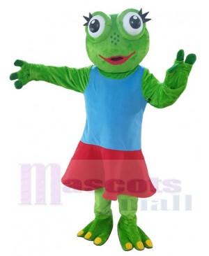 Girl Frog Mascot Costume For Adults Mascot Heads