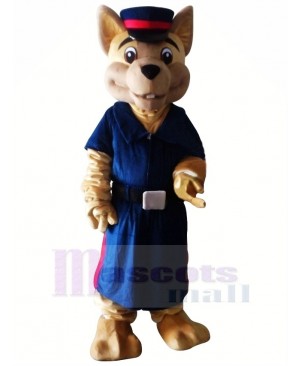 Police Dog Adult Mascot Costume Halloween Christmas Cartoon